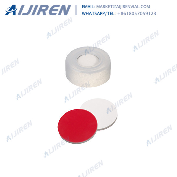 <h3>9 mm PTFE/Silicone Pre-slit Septa with Blue Cap - N9300701</h3>
